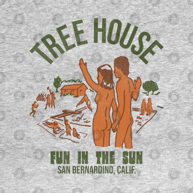 Vintage Defunct Treehouse Colony San Bernardino CA by darklordpug